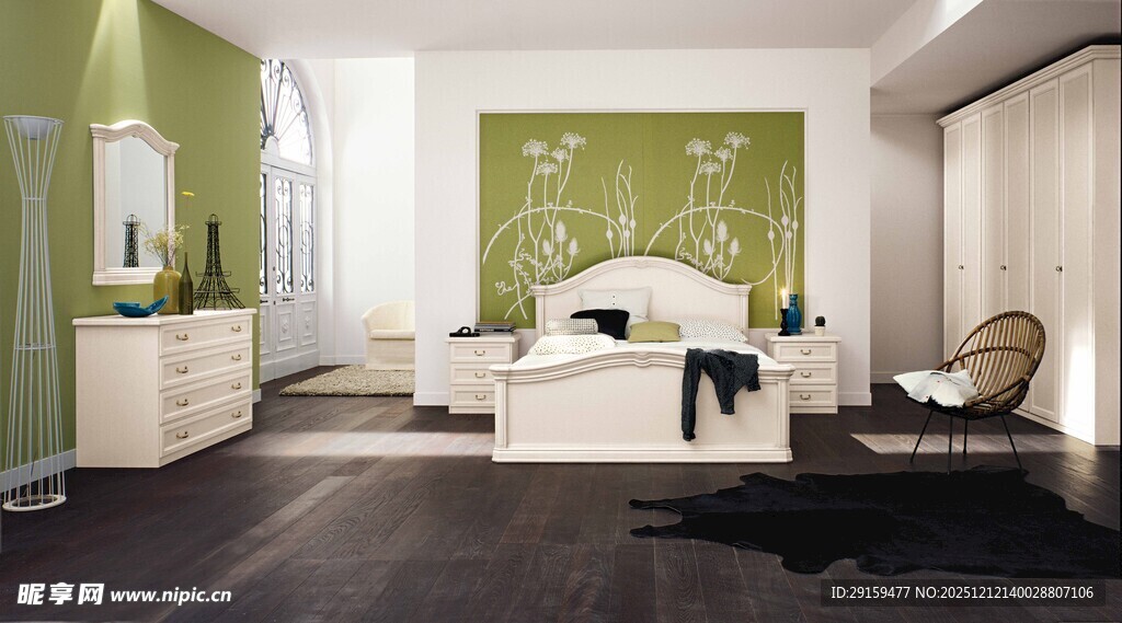 现代简约风卧室室内设计