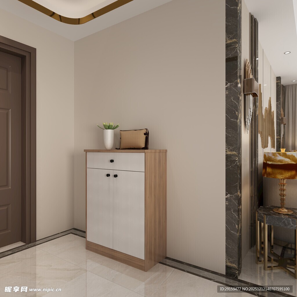 简约入户玄关柜设计展示