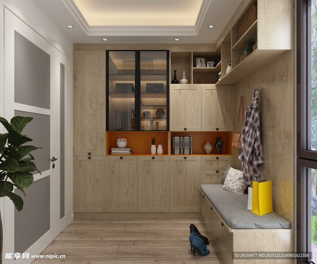 现代简约风入户玄关设计