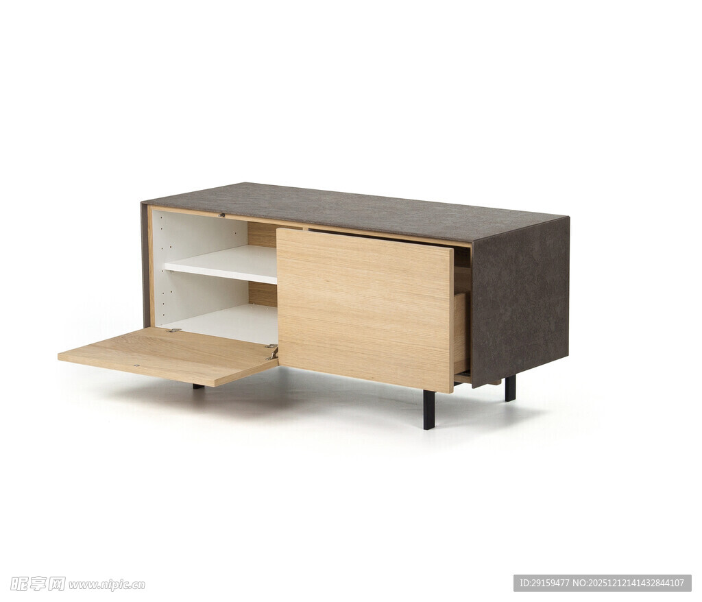 简约现代风格木质储物柜