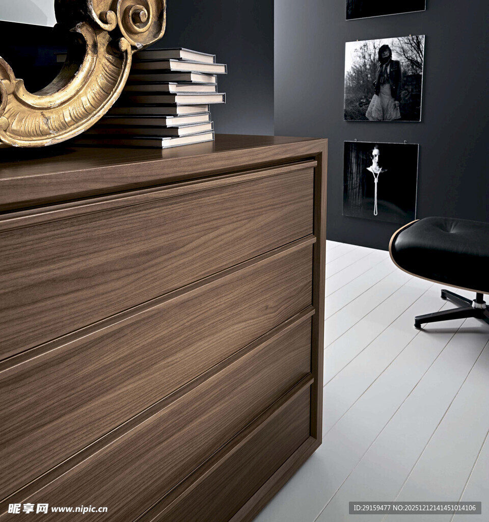 现代风格木质储物柜展示