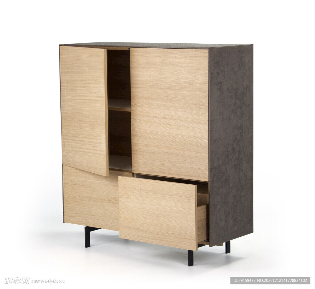 简约现代风格木质储物柜