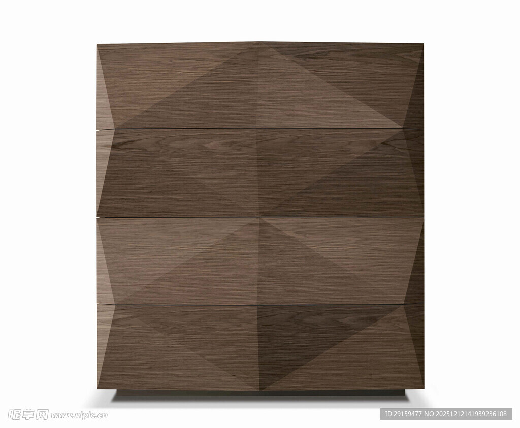 几何纹理棕色时尚柜子