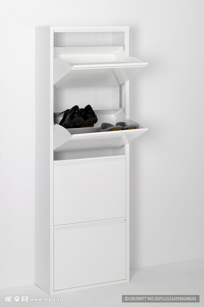 简约白色置物架