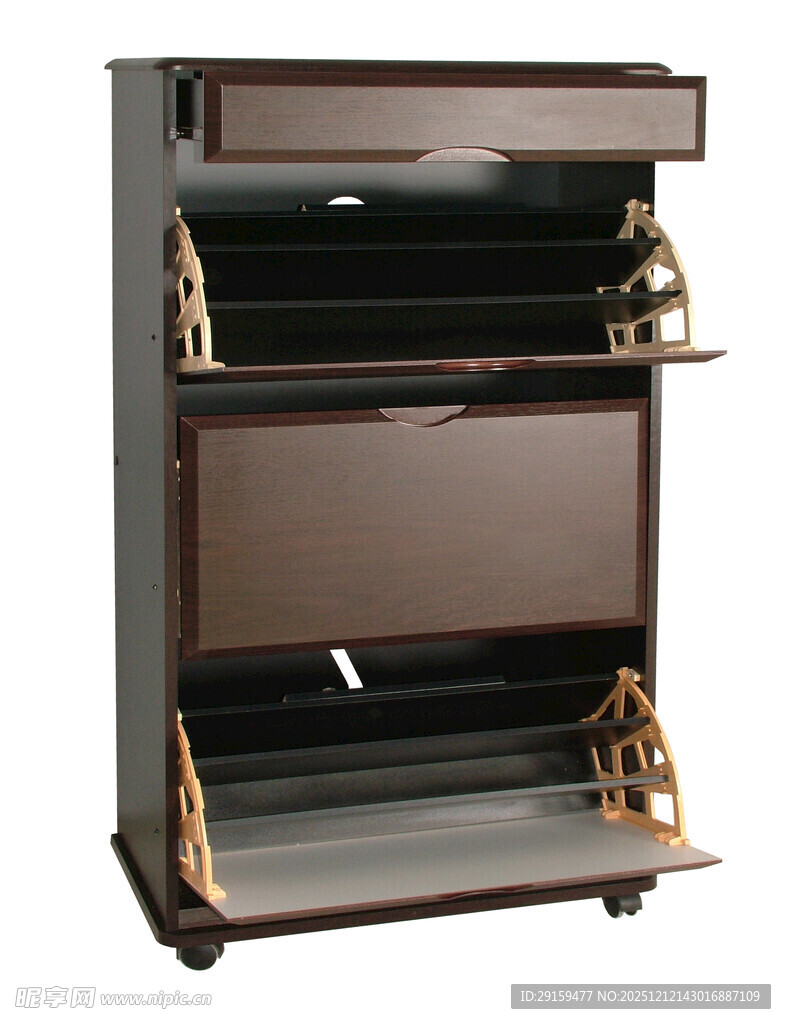 多层木质文件收纳架