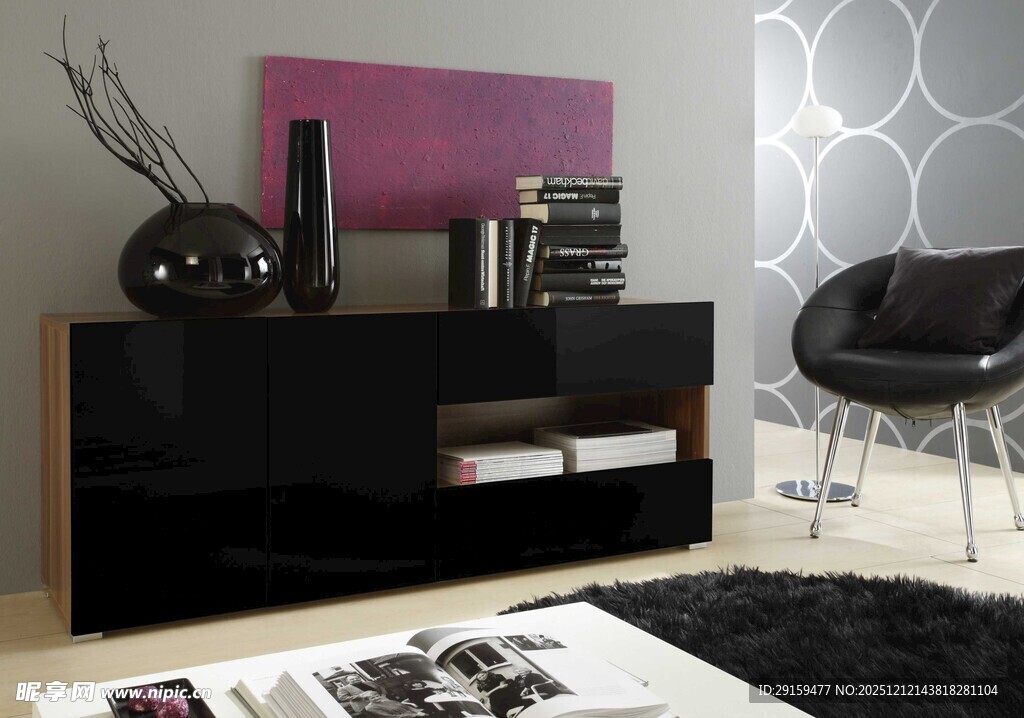 现代风格客厅家具展示