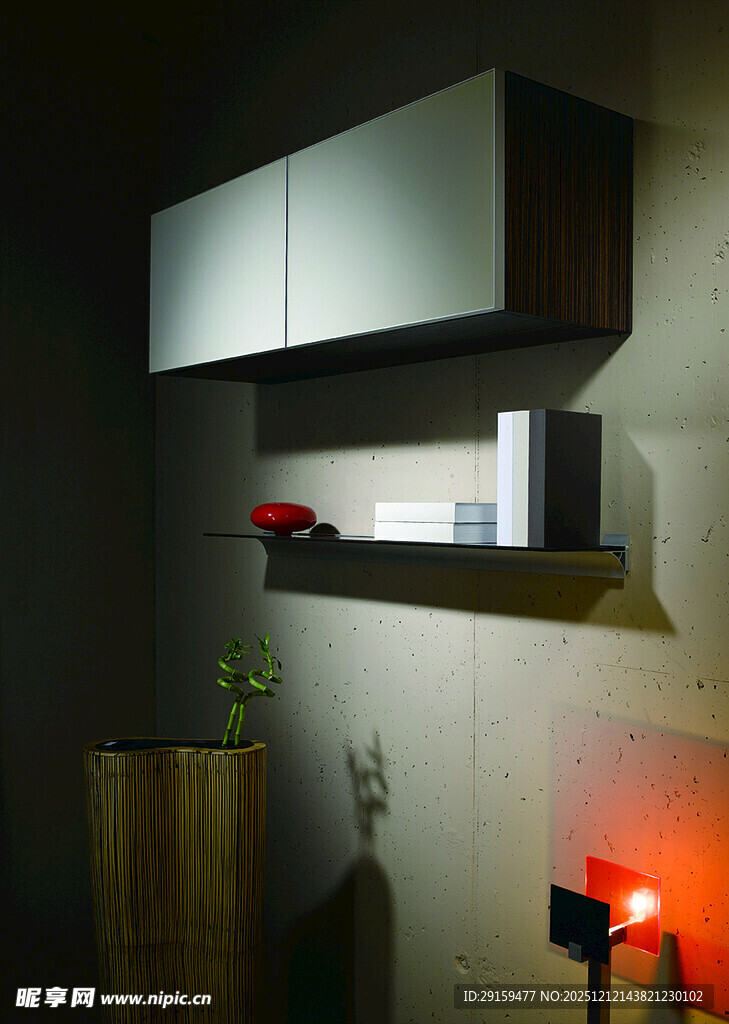 现代简约风格壁柜展示