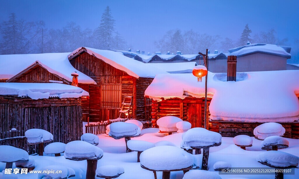 冬日雪景