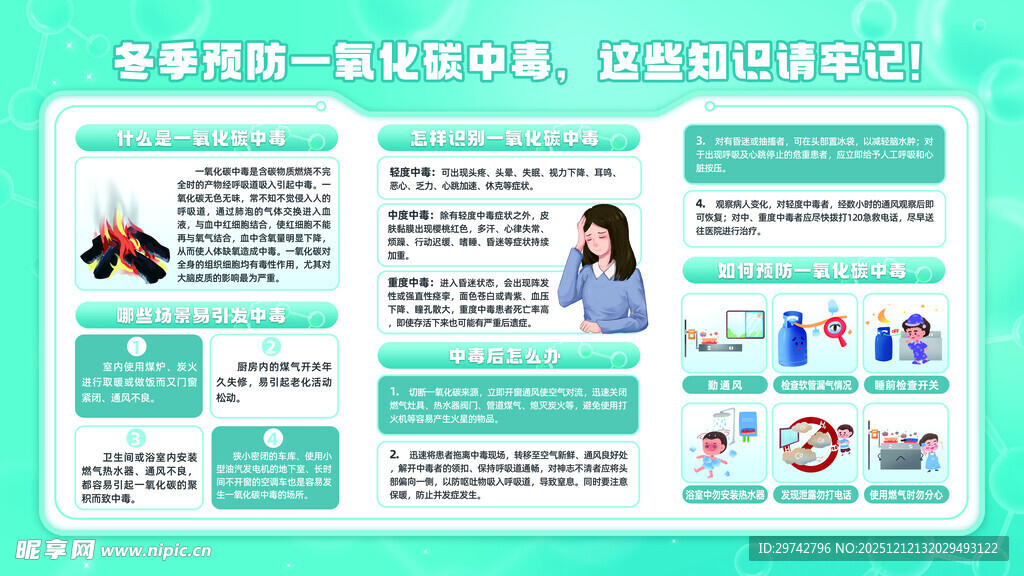 一氧化碳燃气中毒科普知识