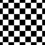 黑白棋盘格图案背景