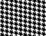 黑白千鸟格纹图案纹理