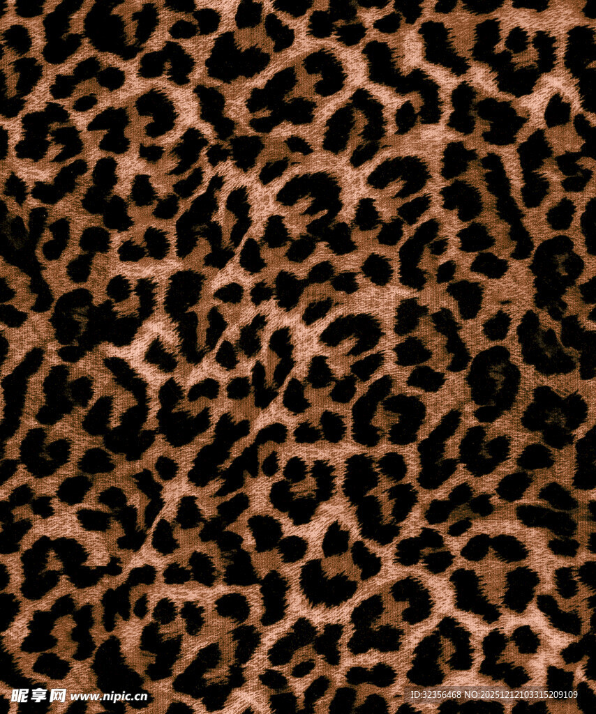 豹纹图案纹理背景