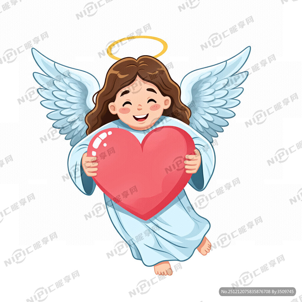 上帝派我来爱你 失量图