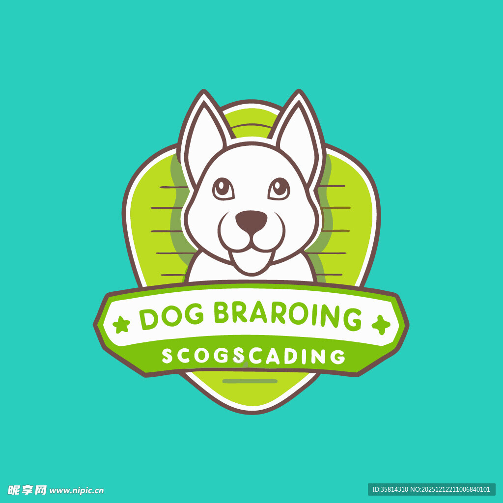 狗狗美容学校标志设计