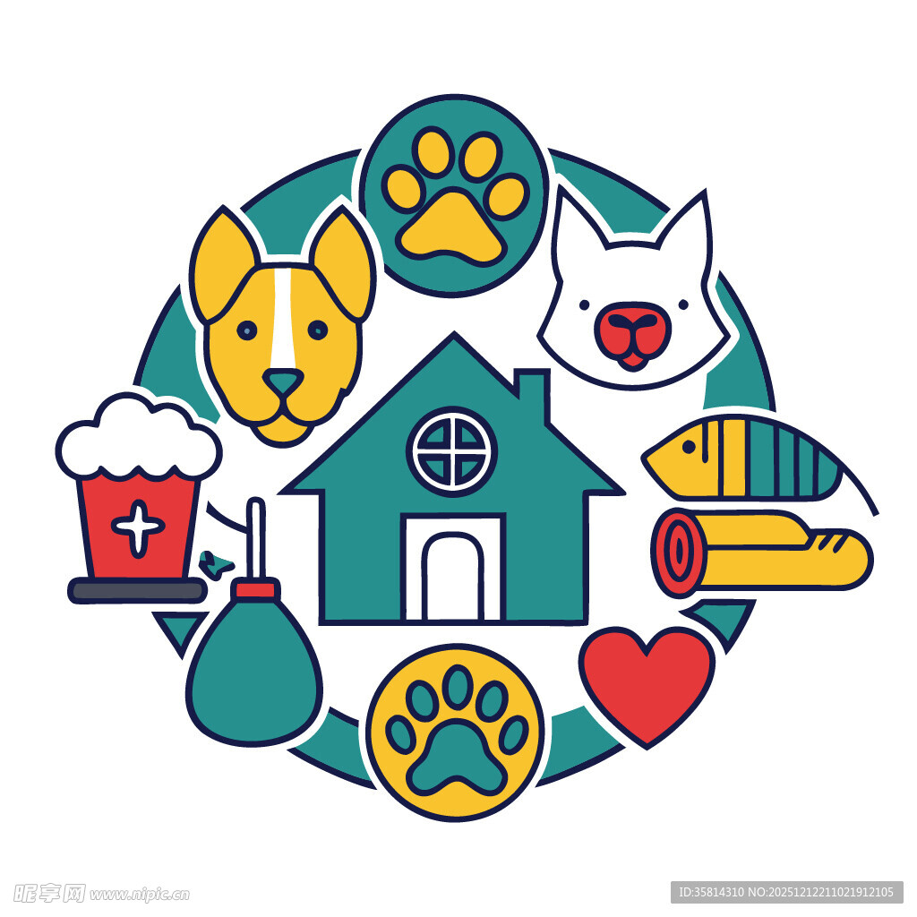 宠物家园元素集合