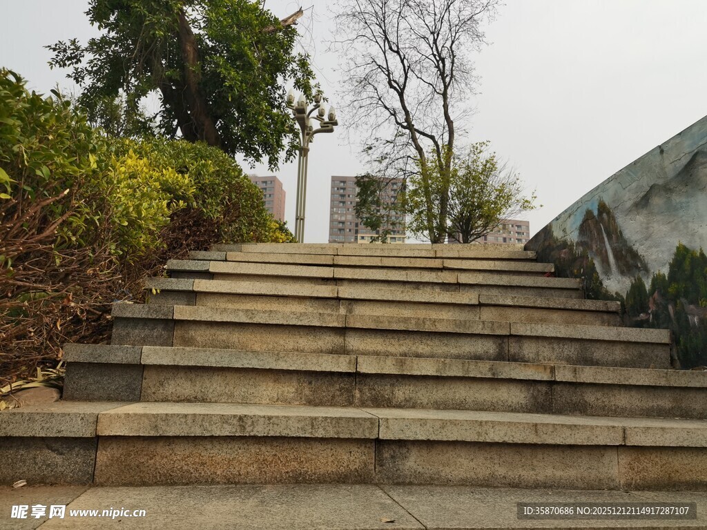 户外石阶景观