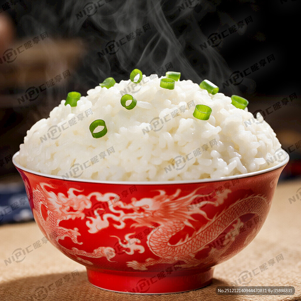 一个红色的龙凤瓷碗