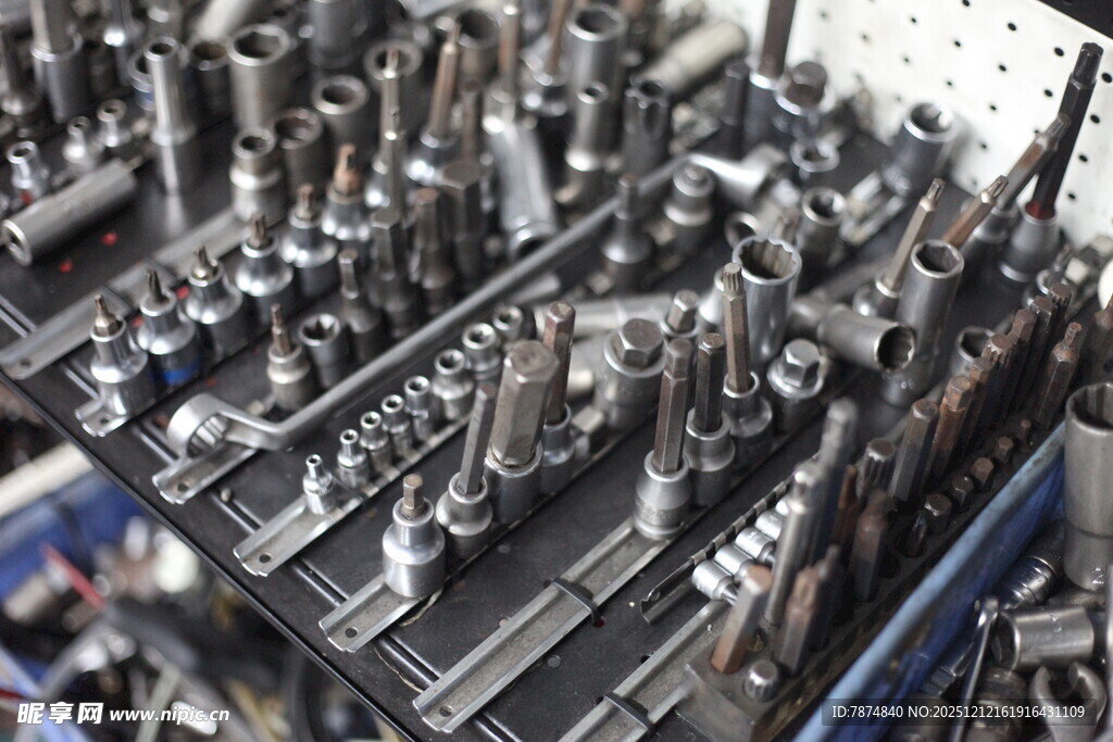 精密机械零件特写