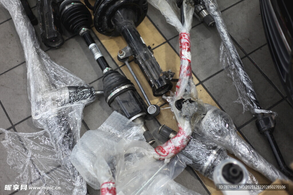 包装好的机械零件