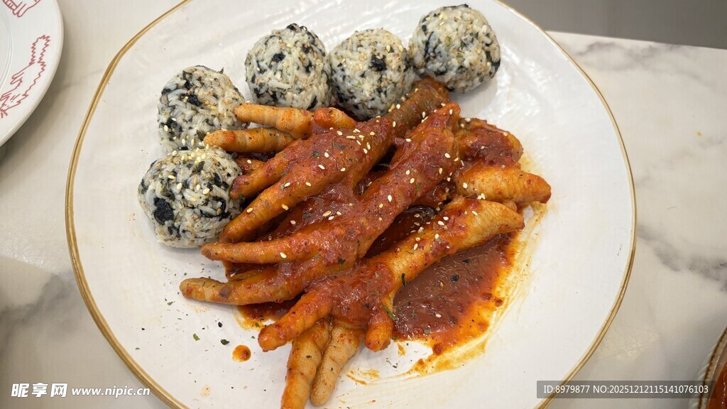 饭团 鸡爪 泰式 海苔 肉酱