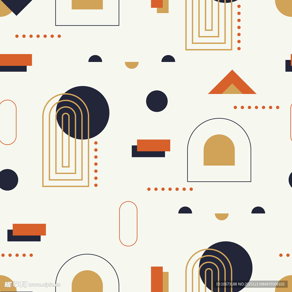 几何图案构成的简约背景