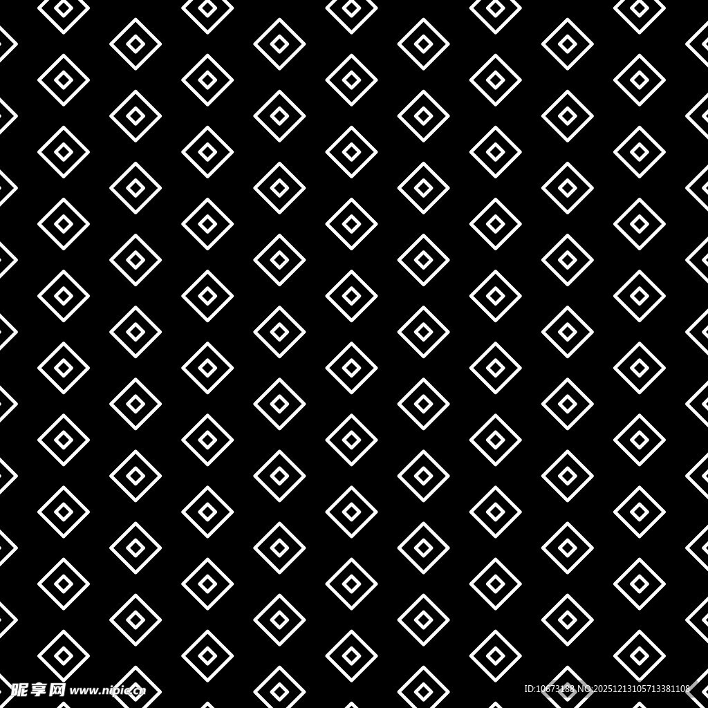 黑色几何图案无缝背景