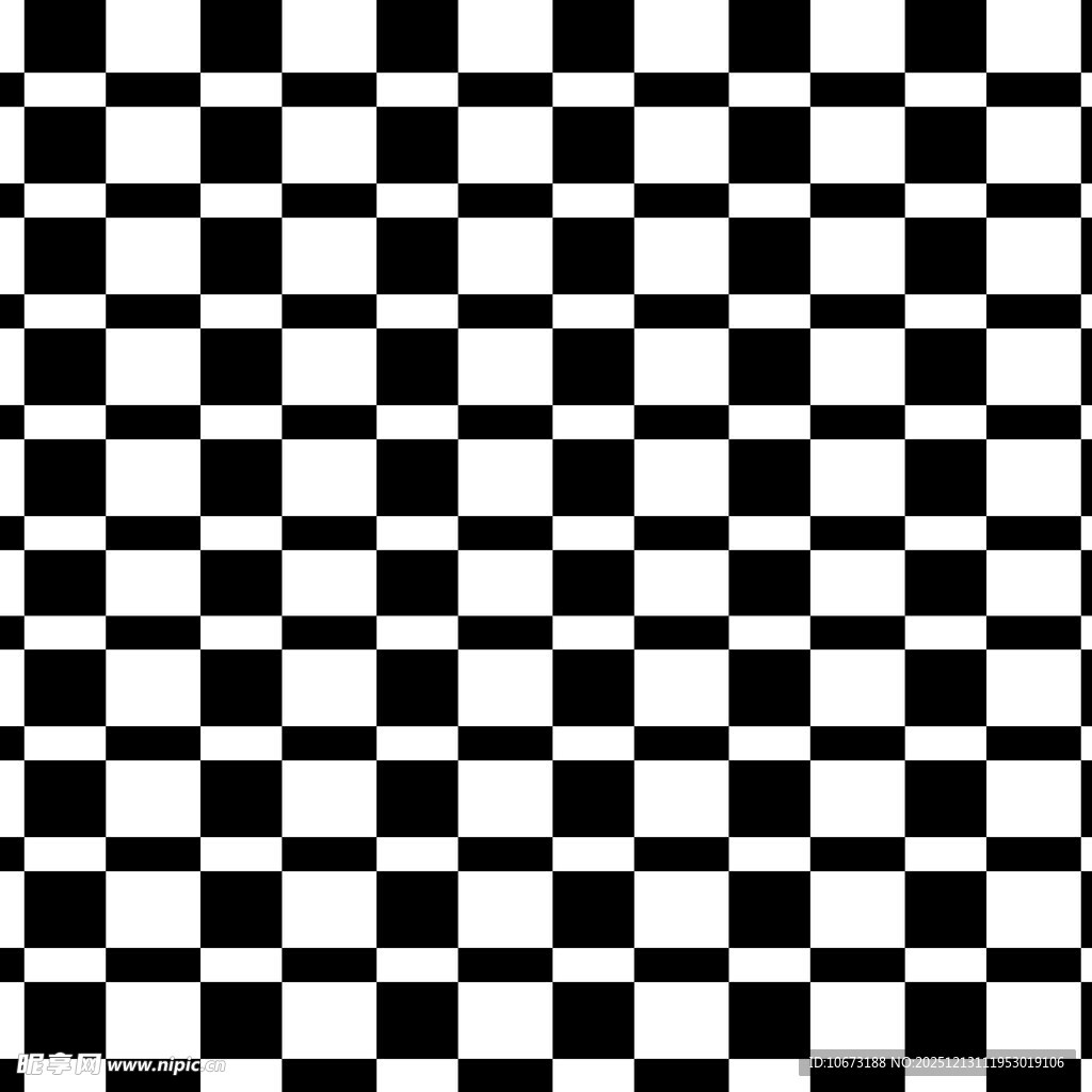 黑白方格棋盘图案背景
