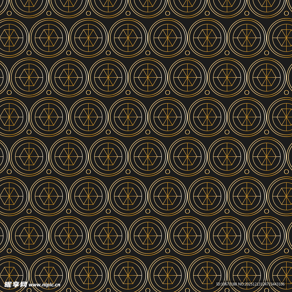 复古几何圆形图案纹理