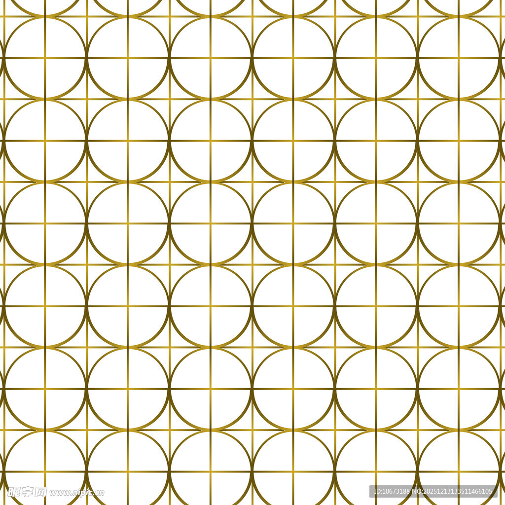 金色几何圆形图案纹理