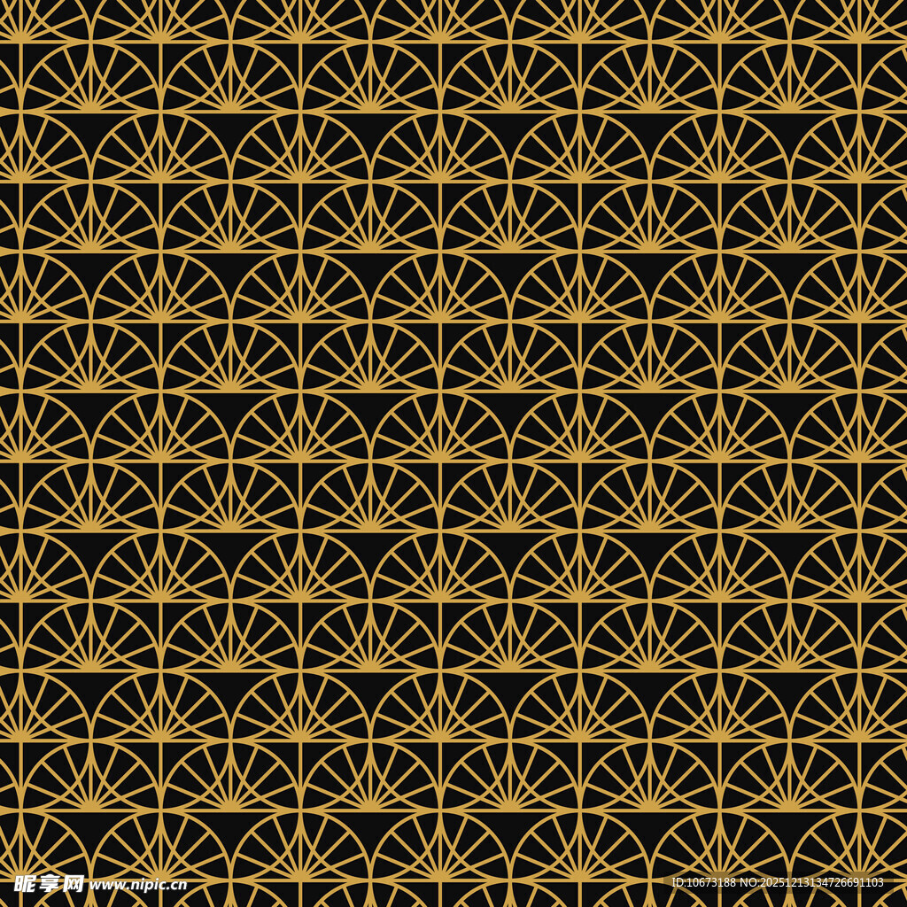 黑金几何图案纹理背景