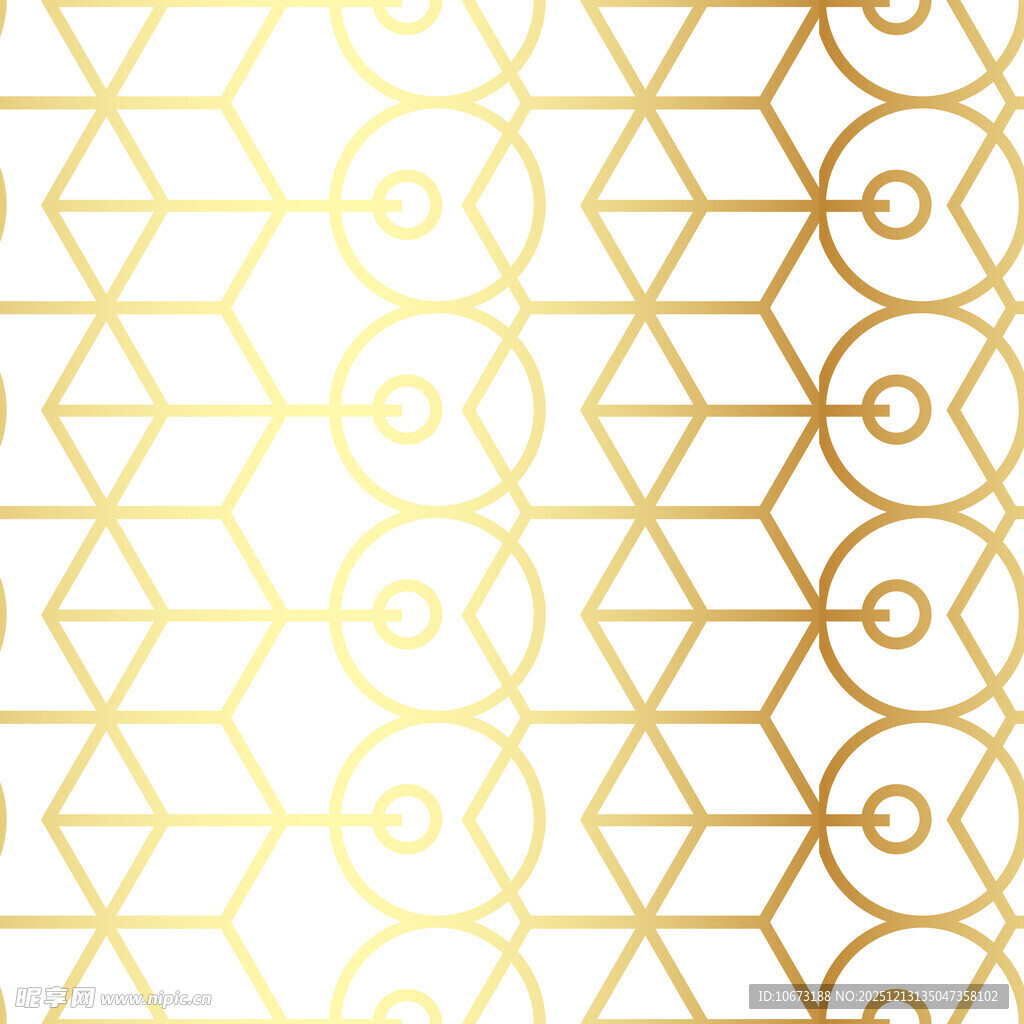 金色几何图案背景纹理