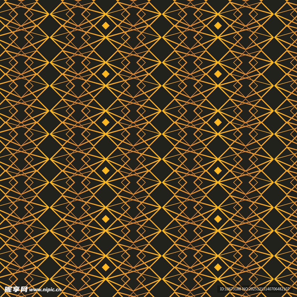 黑金几何图案纹理背景