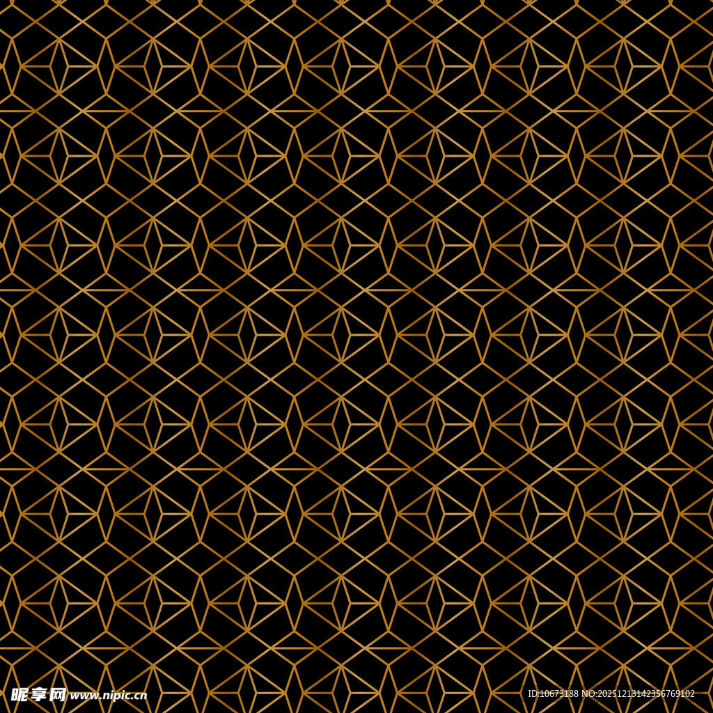 黑金几何图案纹理背景