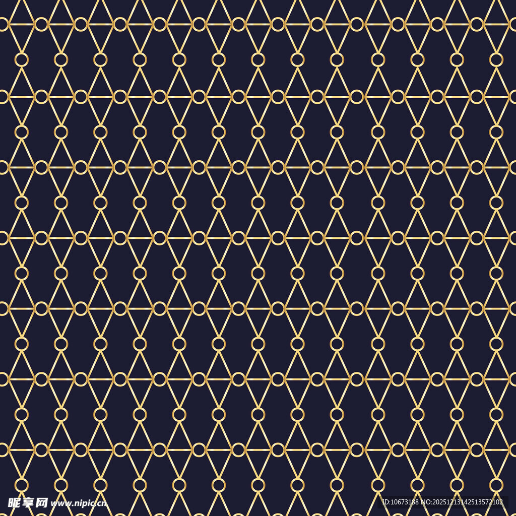 深蓝色几何线条无缝图案