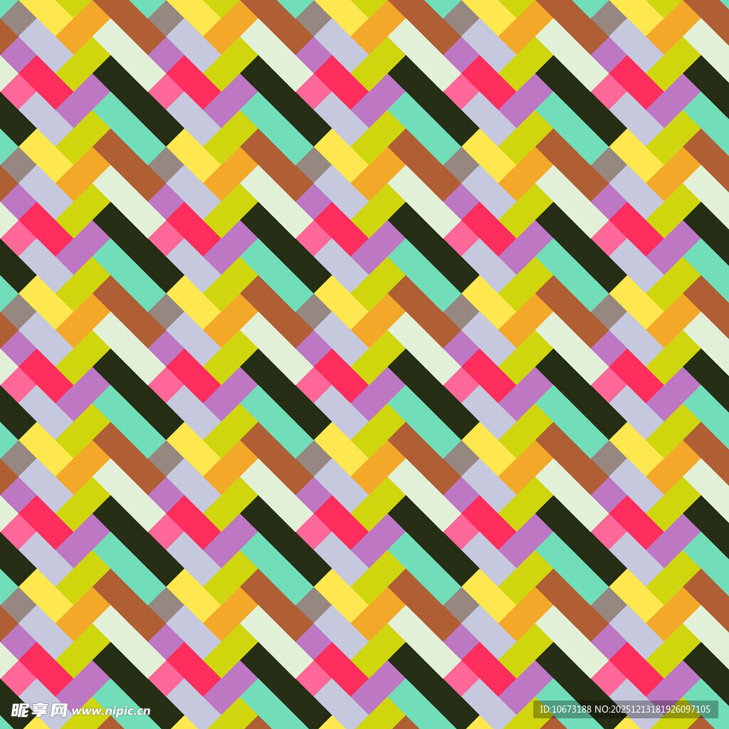 多彩几何条纹图案背景