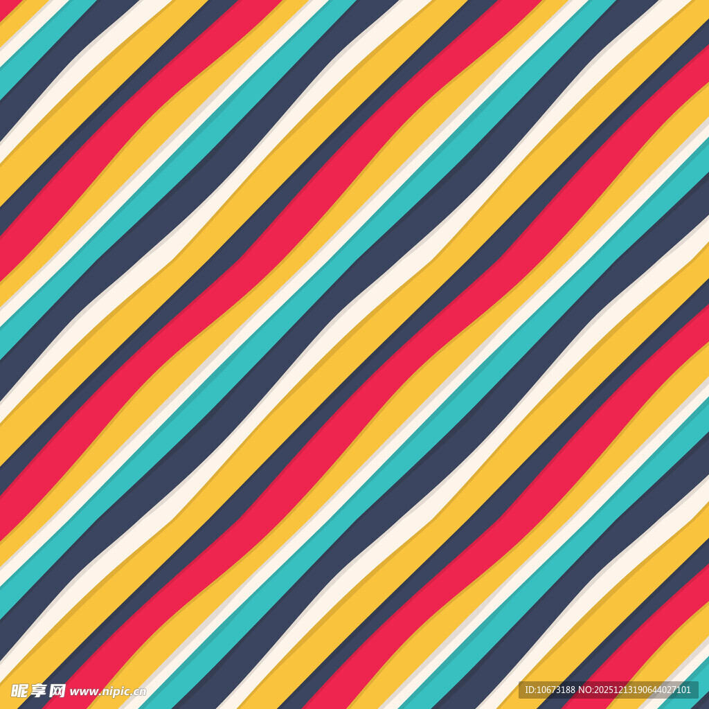彩色斜条纹几何图案背景