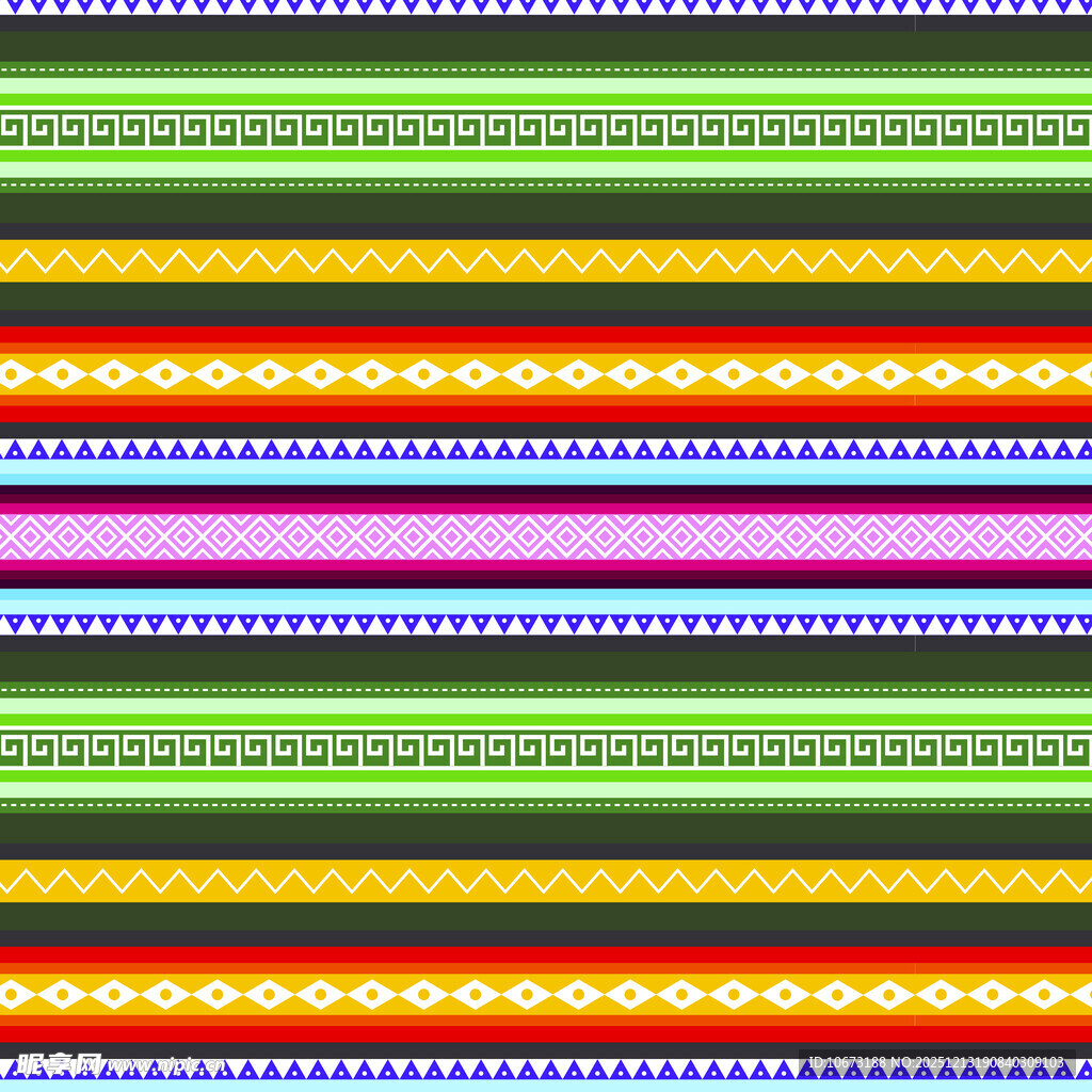 多彩条纹图案背景