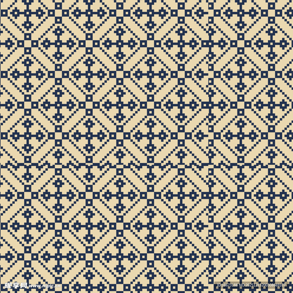 几何图案复古纹理背景图