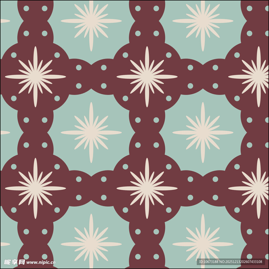 复古几何花纹图案设计