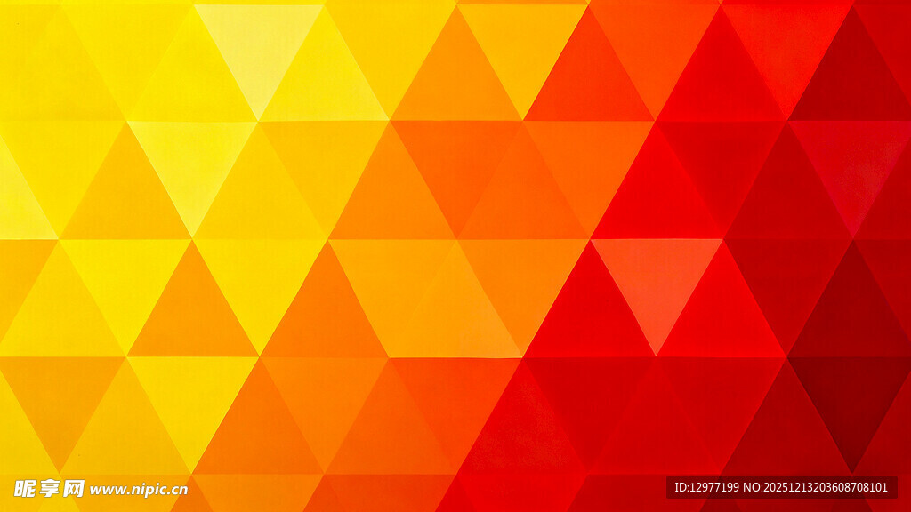 多彩几何三角拼接背景