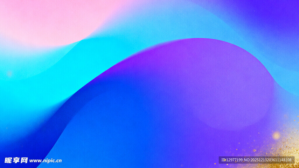 梦幻渐变流体背景图