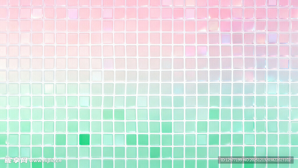 渐变彩色马赛克背景图