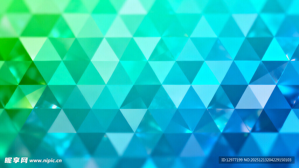 多彩三角几何背景图案