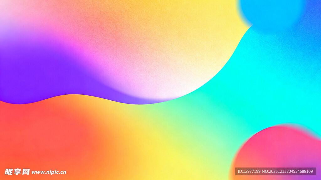 多彩流体渐变抽象背景图