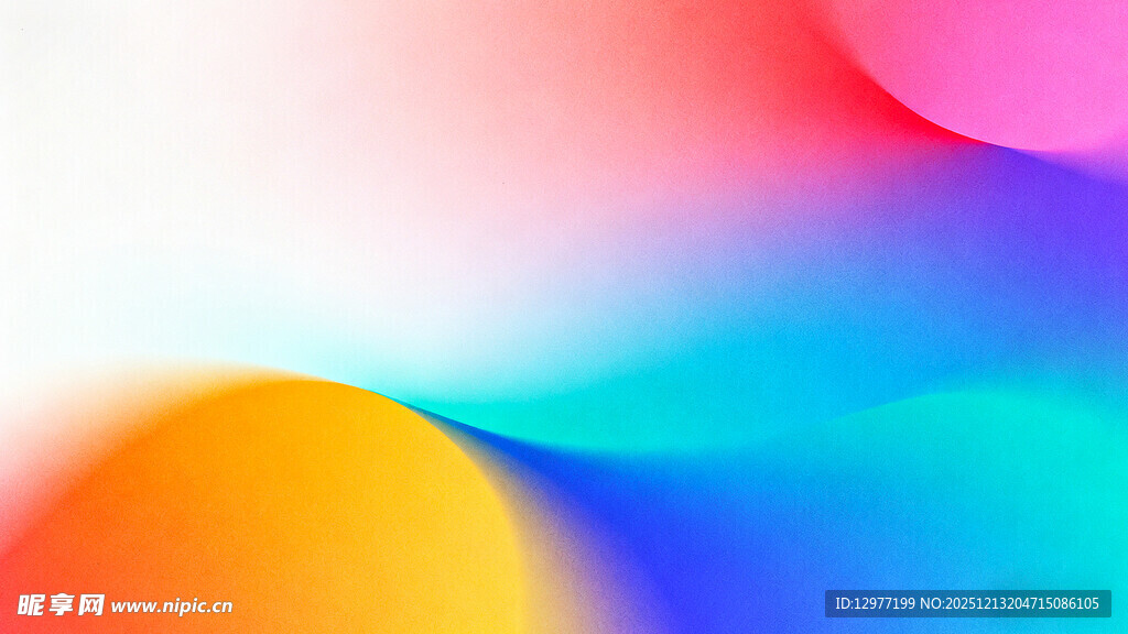 多彩渐变流体背景图案