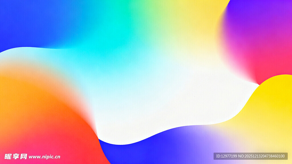多彩流体渐变背景图案