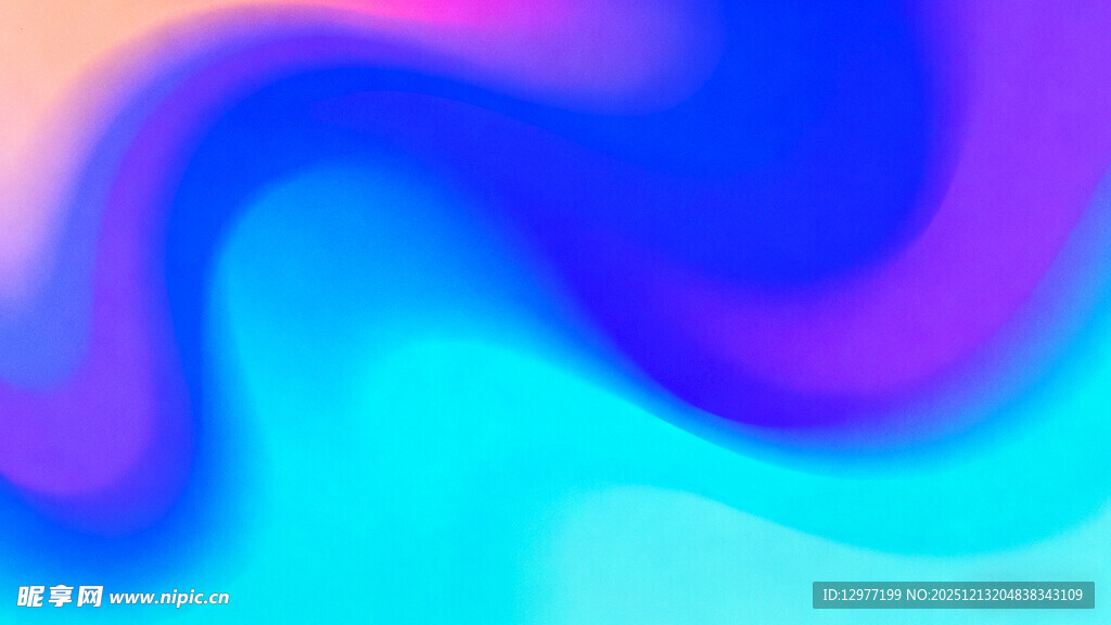 梦幻渐变流体背景图案