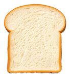 一片松软的白面包片