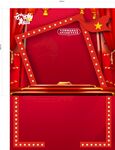 红色喜庆礼盒展示场景