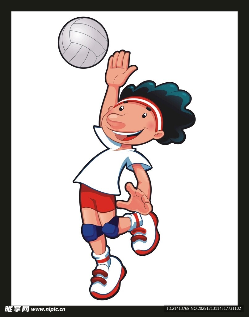 男孩欢快踢足球瞬间